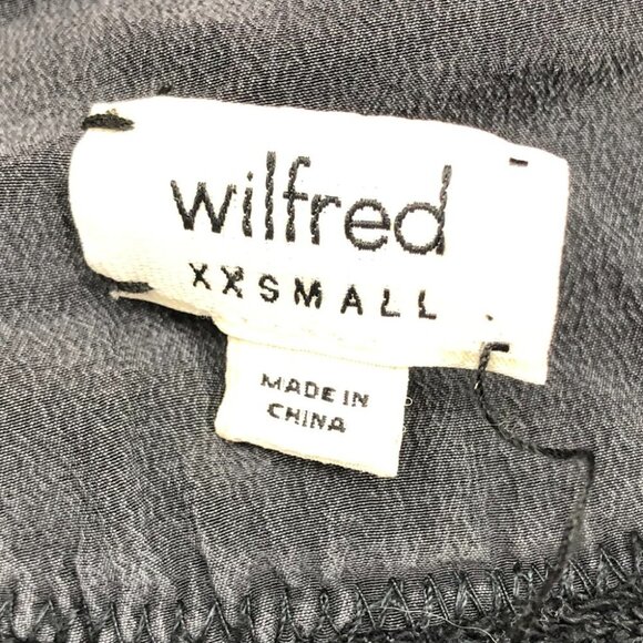 Wilfred Aritzia charcoal  grey Rousseau cocoon hooded cardigan zipper pockets - Picture 5 of 16